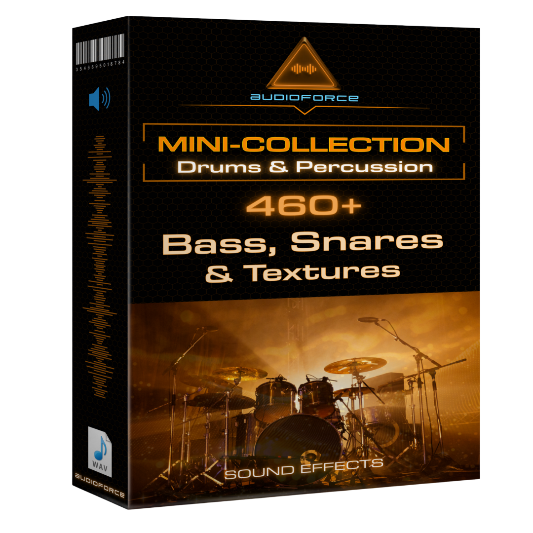 Mini-Coleção: Bass, Snares & Textural Drums 460+