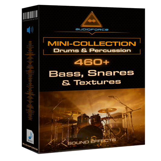 Mini-Coleção: Bass, Snares & Textural Drums 460+