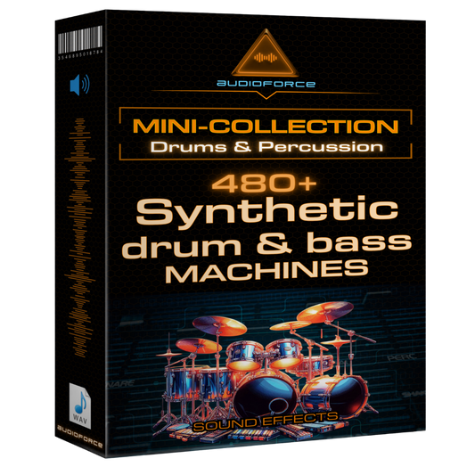 Mini-Coleção: Máquinas de DrumBass Sintéticas 480+