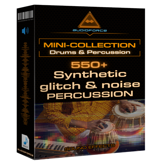 Mini-Coleção: Percussão Sintética, Glitch & Noise 550+