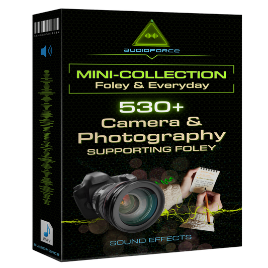 Mini-Coleção: Câmeras & Fotografia + Foley de Apoio 530+