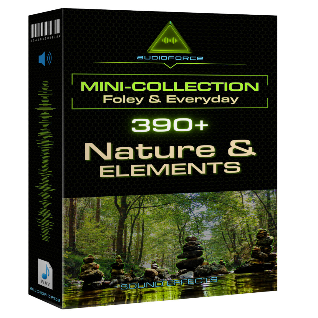 Mini-Coleção: Natureza & Elementos Foley 390+