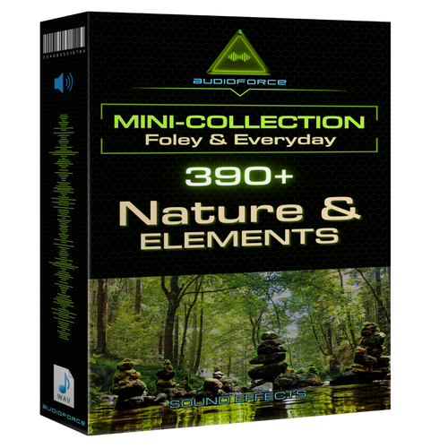 Mini-Coleção: Natureza & Elementos Foley 390+
