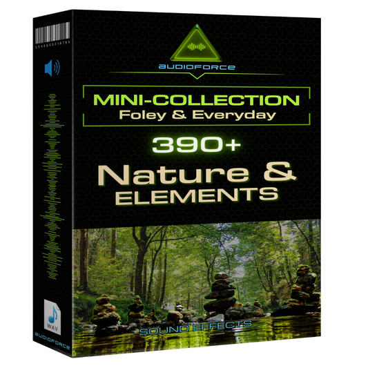 Mini-Coleção: Natureza & Elementos Foley 390+