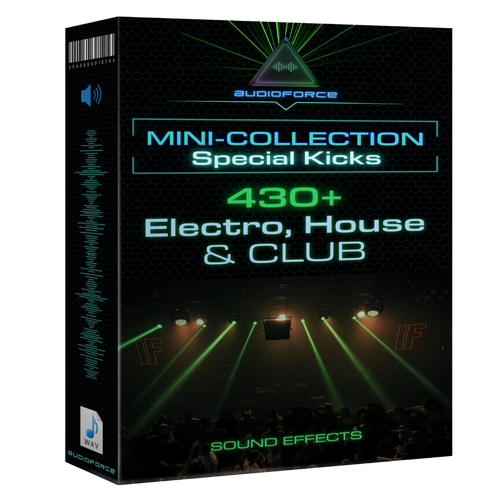 Mini-Coleção: Electro, House & Club Kicks 430+