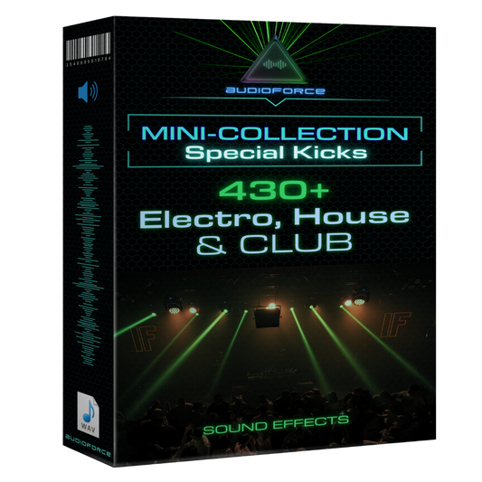 Mini-Coleção: Electro, House & Club Kicks 430+