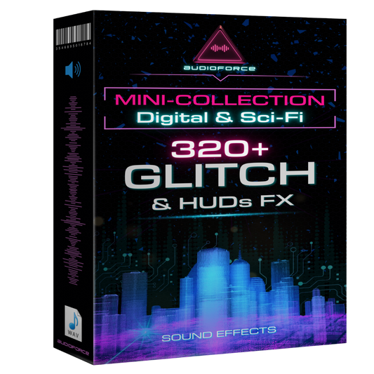 Mini-Coleção: Glitch & HUD FX 320+