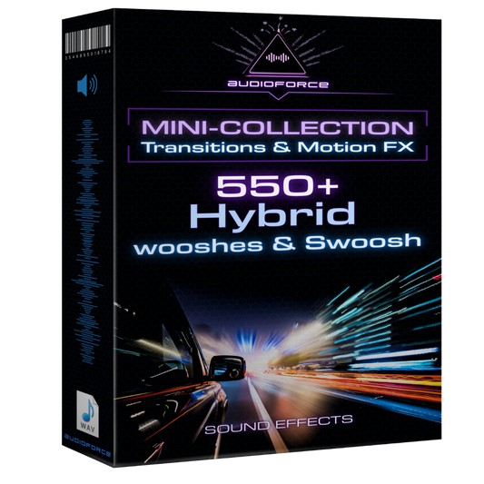 Mini-Coleção: Whooshes & Swooshes Híbridos 550+