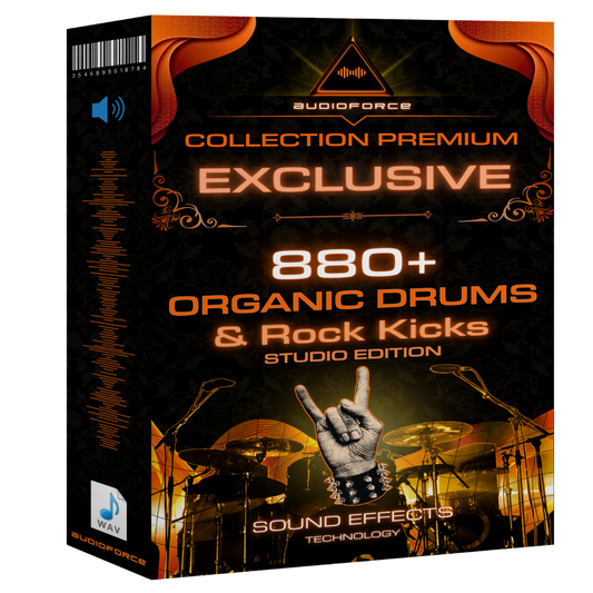 Coleção Premium Exclusiva – Baterias Orgânicas & Kicks de Rock (Edição de Estúdio) 880+