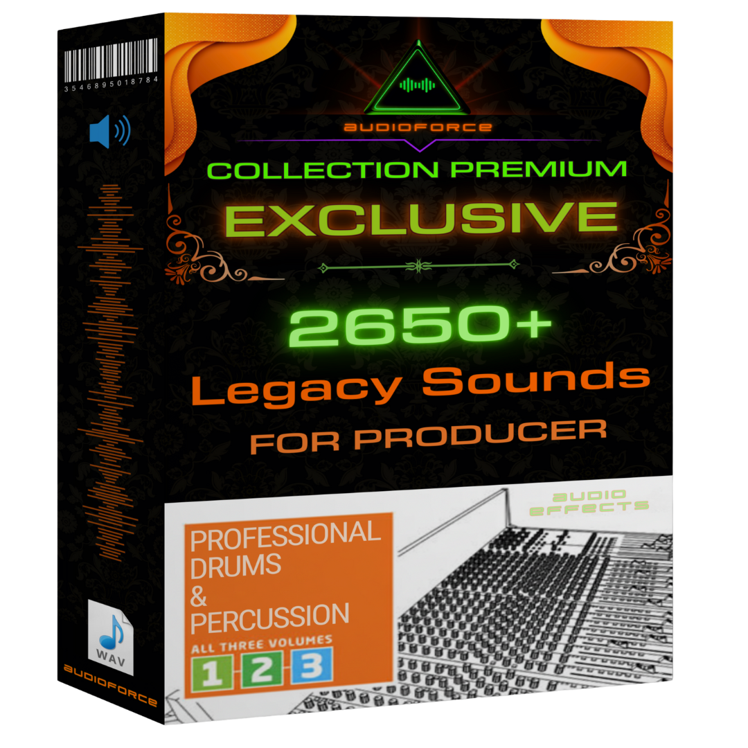Coleção Premium Exclusiva – Legado Sonoro, Baterias e Percussões 2650+