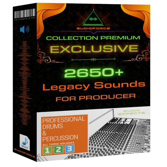 Coleção Premium Exclusiva – Legado Sonoro, Baterias e Percussões 2650+