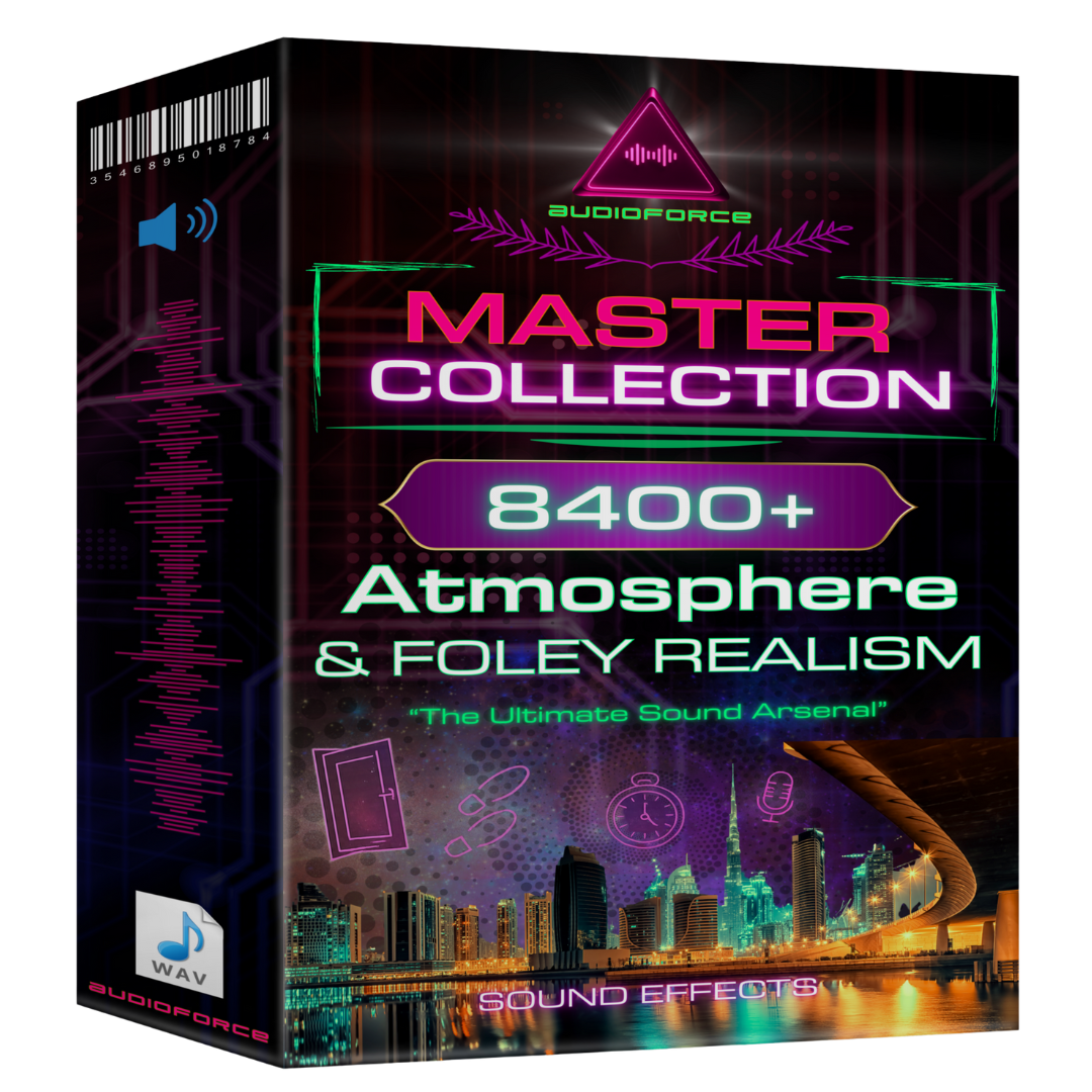 Coleção Master – Ambiências e Foley Realistas 8400+