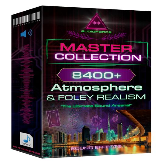 Coleção Master – Ambiências e Foley Realistas 8400+