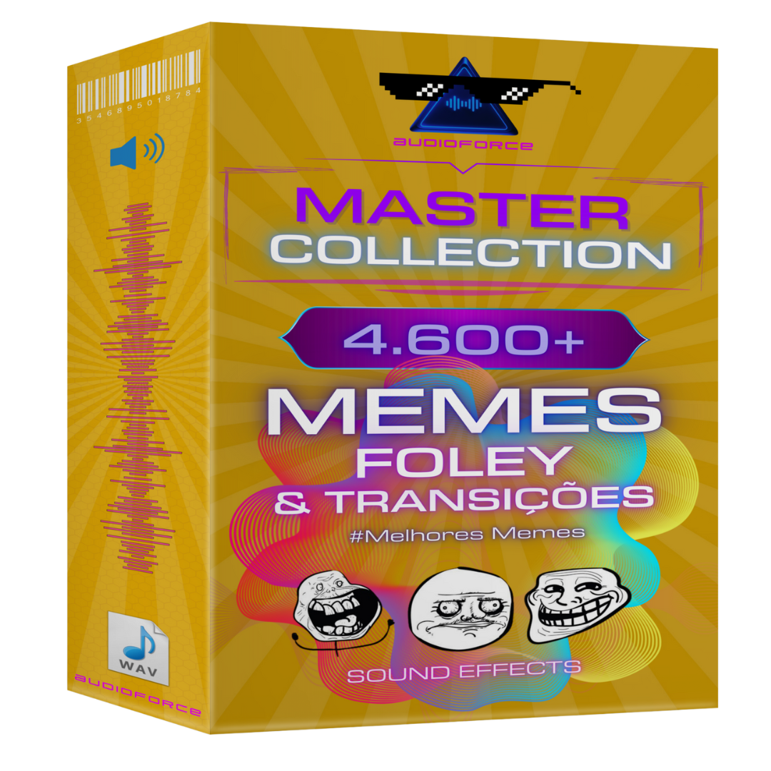 Coleção Master Efeitos Sonoros – Meme, Foley e Transições 4600+
