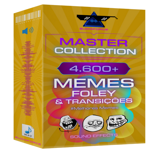 Coleção Master Efeitos Sonoros – Meme, Foley e Transições 4600+