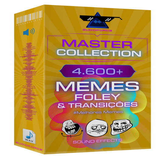 Coleção Master Efeitos Sonoros – Meme, Foley e Transições 4600+